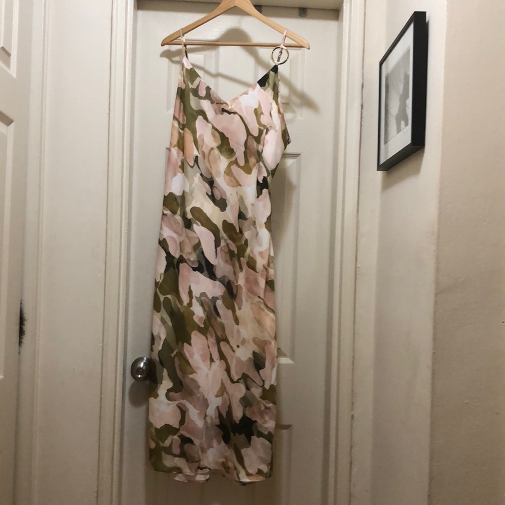 NWT River Island Midi pink dress